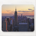 NYC Skyline just before sunset Mousepads