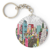 NYC Skyline Keychain