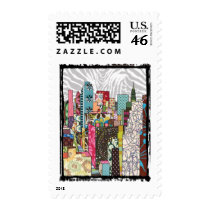 NYC Skyline postage by CityRoyalty NYC Skyline postage
