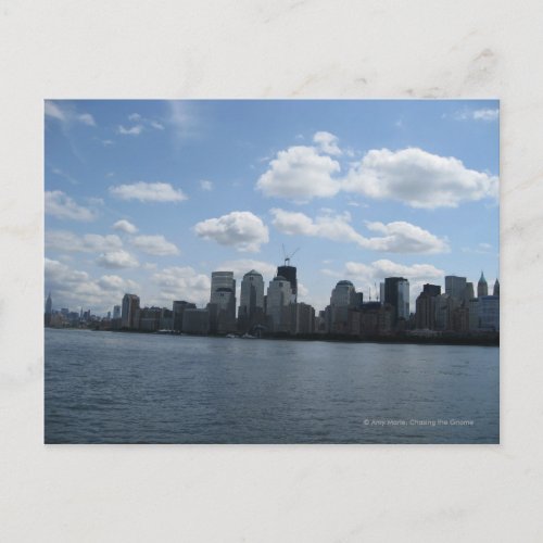 NYC Skyline postcard