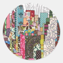 NYC Skyline Round Sticker