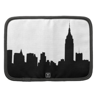 NYC Skyline Silhouette, Empire State Bldg #1 Folio Planners