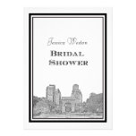 NYC Skyline Washington Sq Etched DIY Bridal Showr invitations