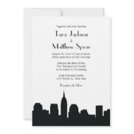 NYC Skyline Wedding Invitation invitation