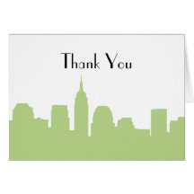NYC Skyline Wedding Thank You Cards