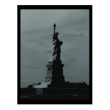 NYC Statue of Liberty B&W Postcards