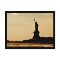 NYC Statue of Liberty Dusk postcards