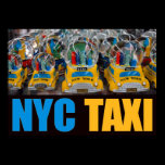 NYC Taxi Cabs by Urban59 ArtWorks Studio posters