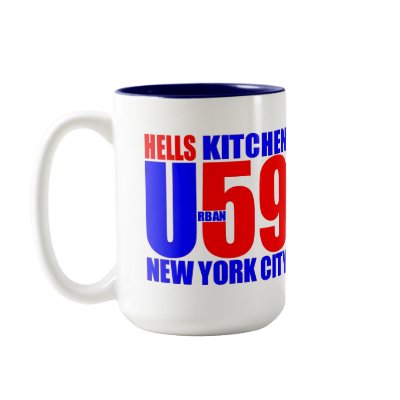 NYC URBAN59 HELLS KITCHEN ARTWORKS STUDIO MUG by markusnyc