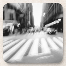 NYC Urban Abstract Scene Drink Coaster