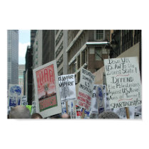 NYC War Protest posters by 21march NYC War Protest posters