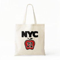 NYC With Big Apple & 212 Area Code Cutout bags by birdy27 NYC With Big Apple & 212 Area Code Cutout bags