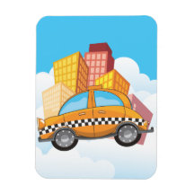 NYC Yellow Cab Rectangular Magnets