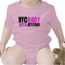 NycBabywAttitude_blk&pink girl Tees