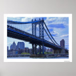 NYC's Manhattan Bridge A2 Print