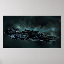 Nydenion Battleship Tucana RK Sytaris Posters