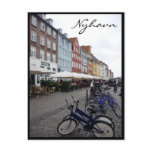 nyhavn bikes post card