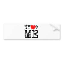 NYheartsME 2 bumper stickers