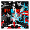 Nylon Fusion silver gloss UV print by Vincefraser Nylon Fusion silver gloss UV print