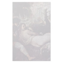Nymph And Shepherd By Tizian (Best Quality) Customized Stationery