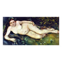 Nymph At The Source By Pierre-Auguste Renoir Photo Greeting Card