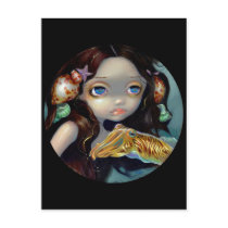 "Nymph with a Cuttlefish" Postcard