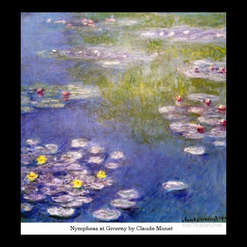 Nympheas at Giverny by Claude Monet Poster