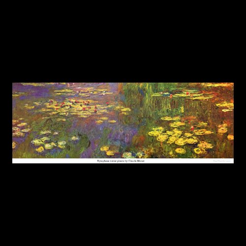 Nympheas water plants by Claude Monet Print