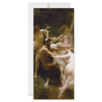 Nymphs and Satyr, William-Adolphe Bouguereau Rack Cards