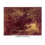 Nymphs By Carl Spitzweg Post Cards