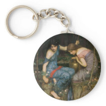 Nymphs Finding the Head of Orpheus Key Chains