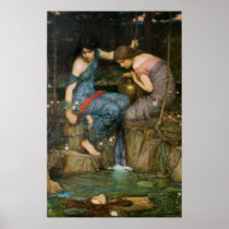 Nymphs Finding the Head of Orpheus Print