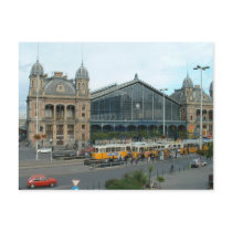 Nyugati station postcard