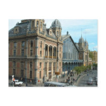 Nyugati station postcard