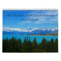 NZ Landscapes 2009 Calendar by cardart NZ Landscapes 2009 Calendar