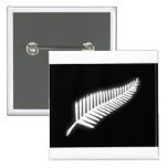 NZ Silver Fern National Emblem Patriotic Button