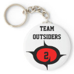 o 2 color, 2, TEAM OUTSIDERS Key Chain