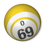 Bingo Forty Four Green Fridge Magnet