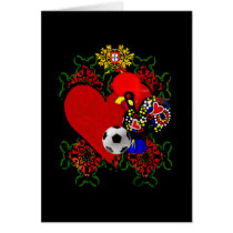 O Amor A Portugal - Selecção das Quinas Greeting Card