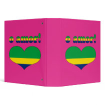 O Amor! - Love in Brazilian Valentine's Day Vinyl Binder