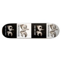 O.B.C. Zebra board skateboards