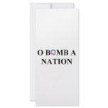 O BOMB A NATION RACK CARDS