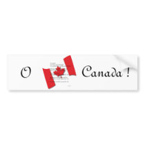 O Canada Bumper Stickers