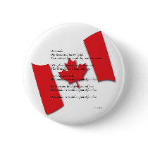 O Canada Pinback Button