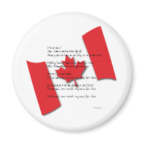 O Canada Fridge Magnet