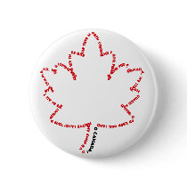 O Canada National Anthem in a Maple Leaf Pin