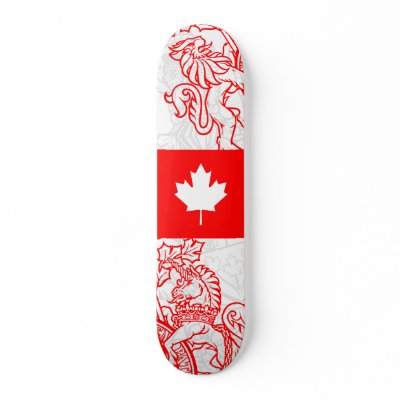 O Canada Skate Decks by zazzleskateboards