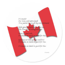 O Canada Sticker
