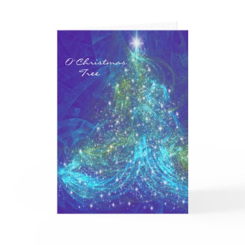 O' CHRISTMAS TREE card