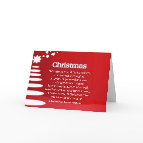 O Christmas Tree card